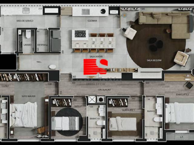 #RS2661 - Apartamento para Venda em Belo Horizonte - MG - 3