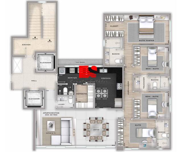 Apartamento, 4 quartos, 143 m² - Foto 18