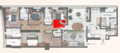 Apartamento, 3 quartos, 128 m² - Foto 6